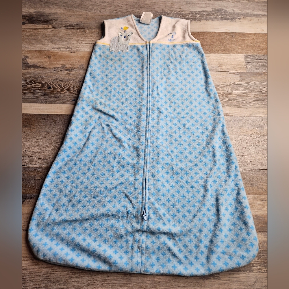 Halo Sleep Sack Sleepsack Medium 6-12 Months Blue + Pattern